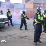 Hotel Protest Turns Violent // Essex